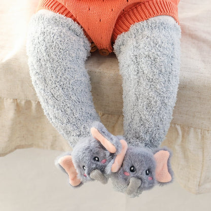 Avelena | Ein Paar Baby süße Koralle Fleece Socken
