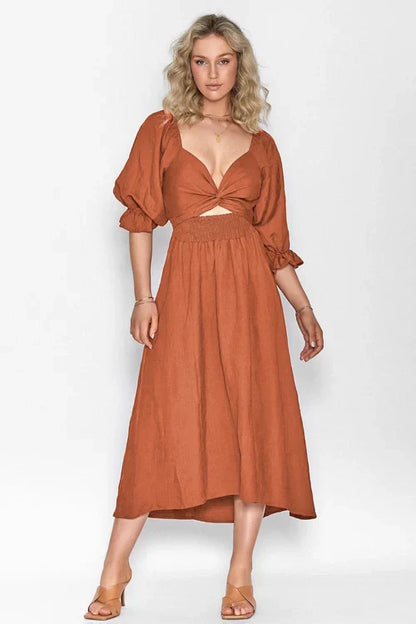 Avelena | Stylisches Laternenkleid