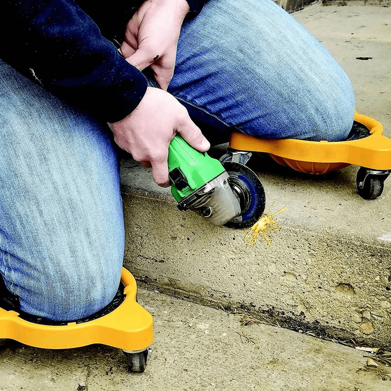 Avelena | Fußboden Knie Silikonpolster mit Rollen