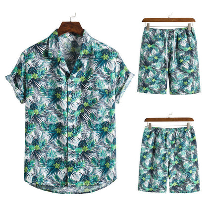 Avelena | Hawaii-Freizeit-Set für Männer (2-Teilig)