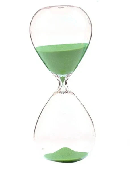 Avelena | Kreative transparente Sanduhr aus Glas