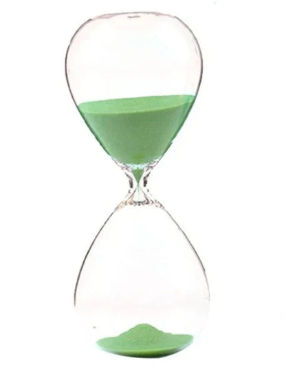Avelena | Kreative transparente Sanduhr aus Glas