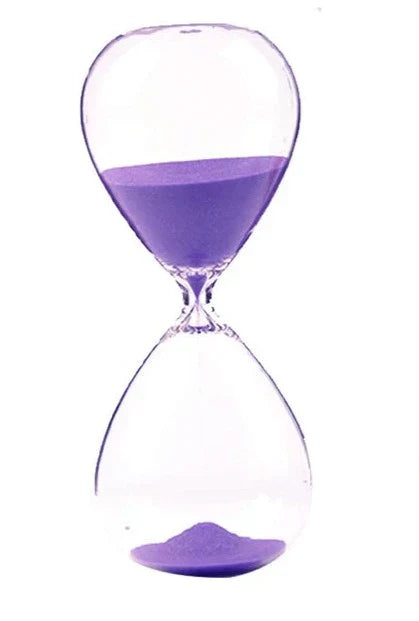 Avelena | Kreative transparente Sanduhr aus Glas