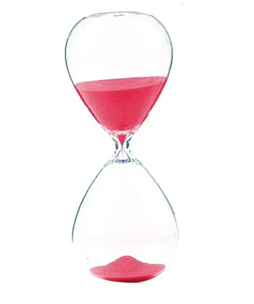 Avelena | Kreative transparente Sanduhr aus Glas