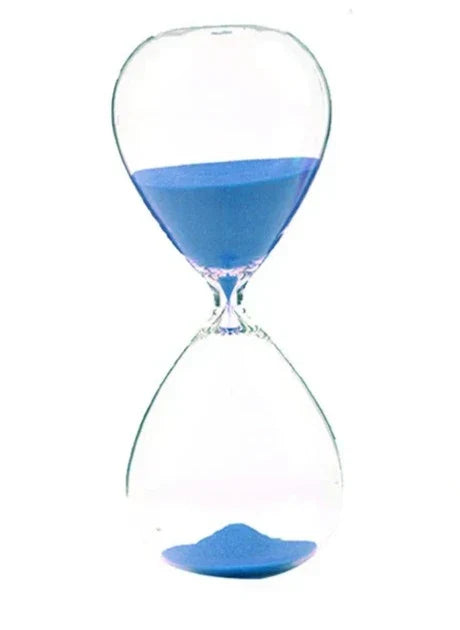 Avelena | Kreative transparente Sanduhr aus Glas