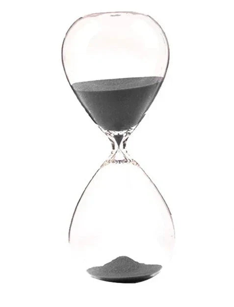 Avelena | Kreative transparente Sanduhr aus Glas