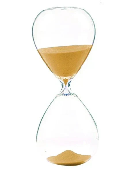 Avelena | Kreative transparente Sanduhr aus Glas