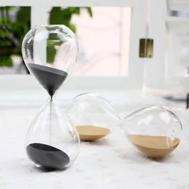 Avelena | Kreative transparente Sanduhr aus Glas