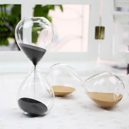 Avelena | Kreative transparente Sanduhr aus Glas