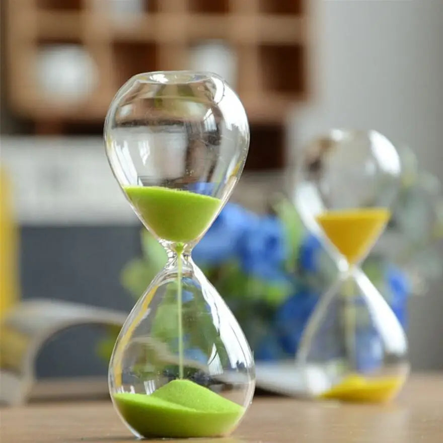 Avelena | Kreative transparente Sanduhr aus Glas