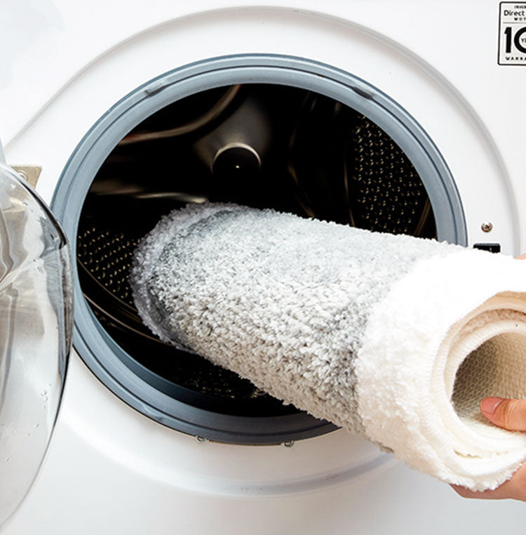 Avelena | Feblilac Get Naked Weiße Boden Badezimmermatte, 50x80cm Badezimmerteppich, Plüsch wasserabsorbierend, rutschfeste Toilettamatte, Kunst Badezimmermatten, Beste Badteppiche