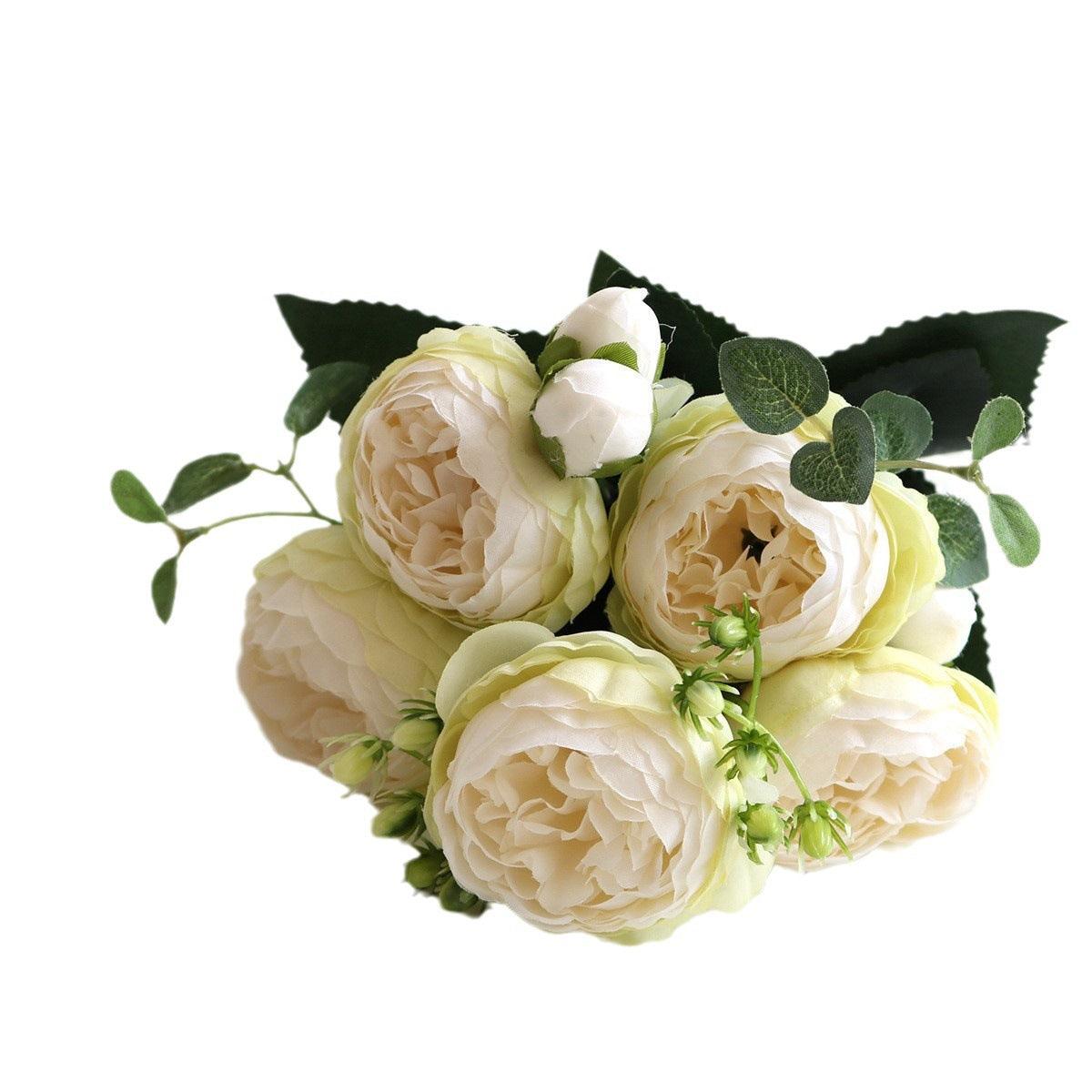 Avelena | Blossom Kollektion: Exquisites 5-Kopf Seidenblumenbouquet