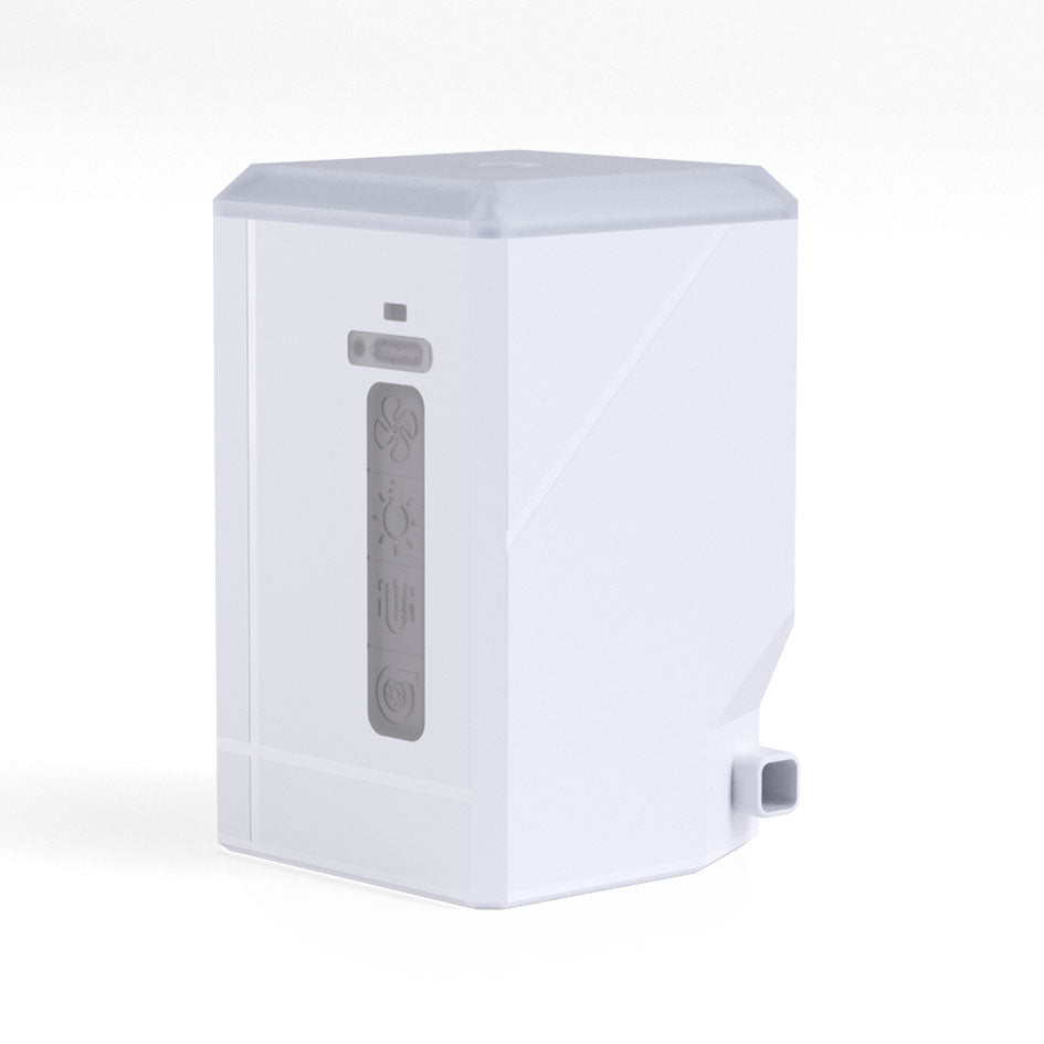 Avelena | 5 In 1-Luftpumpe Inflatable Luftpumpe mit Licht, Deflation, Ventilator und Powerbank