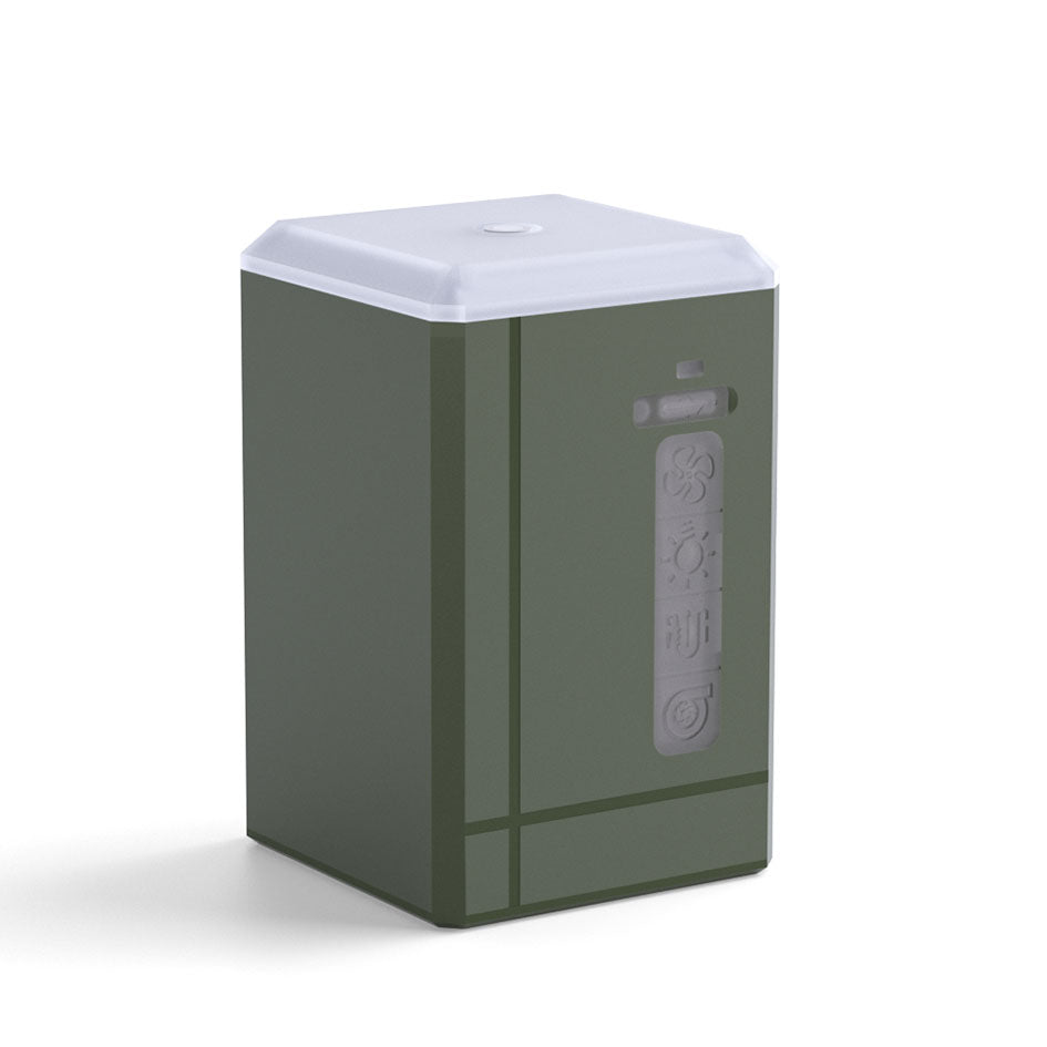 Avelena | 5 In 1-Luftpumpe Inflatable Luftpumpe mit Licht, Deflation, Ventilator und Powerbank