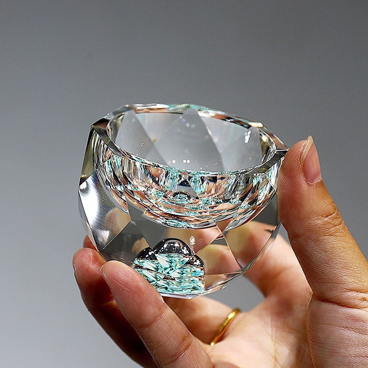 Avelena | 50ml diamantgeschliffene Kristall Getränkegläser Wodka Schnapsgläser Weingläser Whiskey Gläser Spirituosen Sake Soju Brandy Teetasse