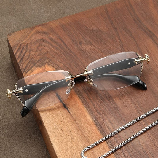 Avelena | Anti-Blaulicht Presbyopie Brille Hd rahmenlose Brille