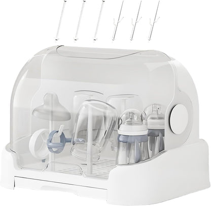 Avelena | Babyflaschen-Trockner und Aufbewahrungsbox mit Deckel – Orvian