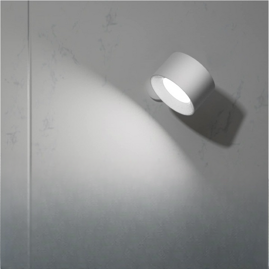 Avelena | LED Wandleuchten, Wandmontierte Lampen mit wiederaufladbarem batteriebetriebenem 3 Farbtemperaturen & 3 Helligkeitsstufen 360° drehbare magnetische Kugel, kabellose Wandleuchten für Studium Lesen Nachttisch