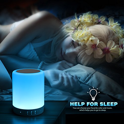Avelena | Smart Touch Control Nachtlicht Mit Bluetooth Lautsprecher
