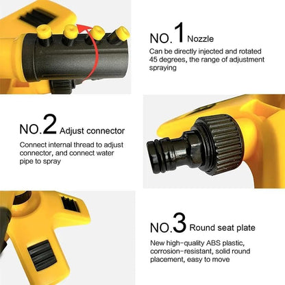 Avelena | 360° rotierender Rasenbewässerer | Stabile, mehrwinkelige Düsen für gleichmäßige Abdeckung in großen Gärten