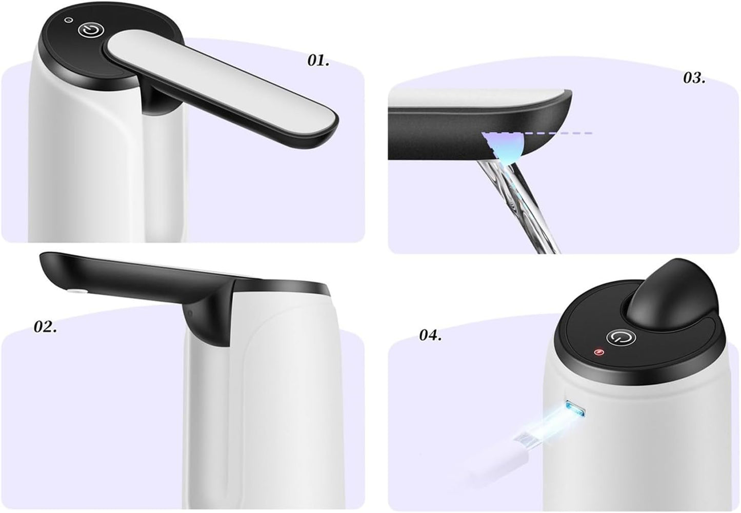 Avelena | Tragbarer USB wiederaufladbarer Wasserspender – Hydravo (1+1 KOSTENLOS)