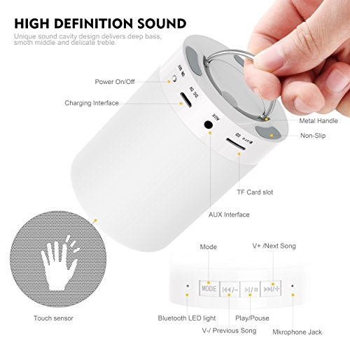 Avelena | Smart Touch Control Nachtlicht Mit Bluetooth Lautsprecher