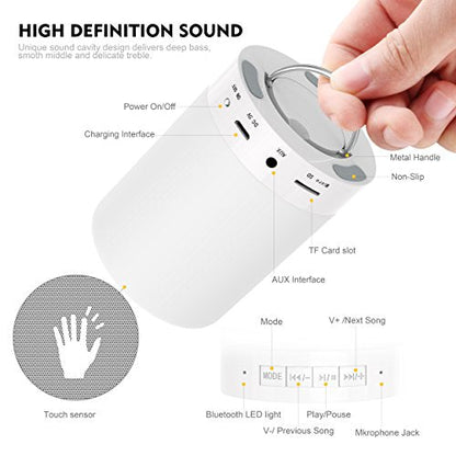 Avelena | Smart Touch Control Nachtlicht Mit Bluetooth Lautsprecher