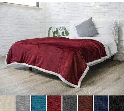 Avelena | Twin Plush Sherpa-Decke