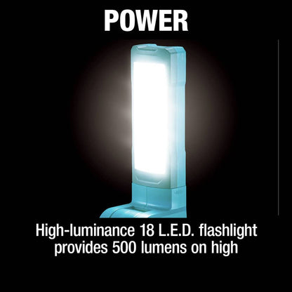 Avelena | Makita Dml816 18V Drahtlose L.E.D. Taschenlampe Teal, Leicht & Haltbar