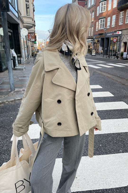 Beige Trenchcoat voor vrouwen