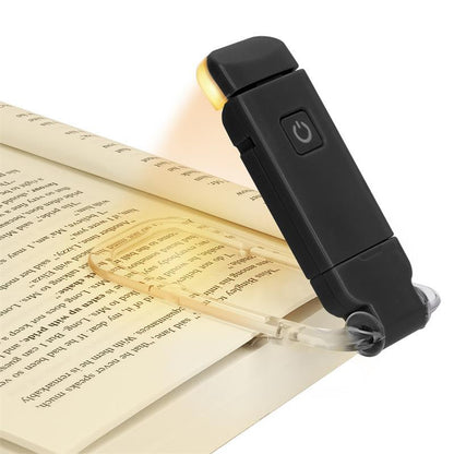 Avelena | Buchleselampen - Verstellbare LED Clip-On wiederaufladbare Buchlampe, USB-betrieben für das Lesen im Bett, am besten für Bücherwürmer und Kinder