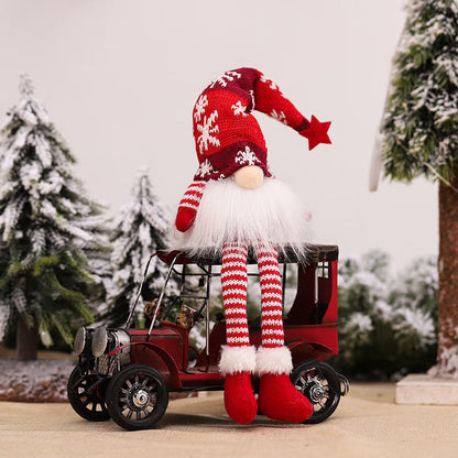 Avelena | Weihnachtswichtel mit LED Licht | Handgefertigte Dekofigur | Nordisches Design