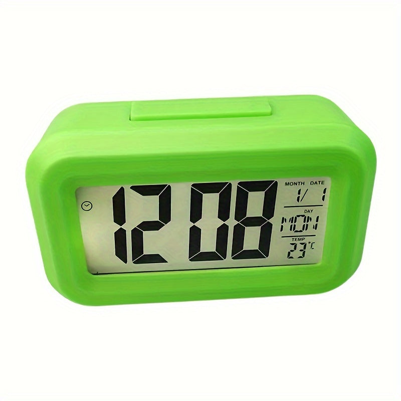 Avelena | Uhr Kompakt Lcd Wecker mit Sound und Temperatur