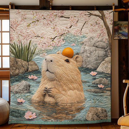 Avelena | Capybara Orange Frucht Steppedekke