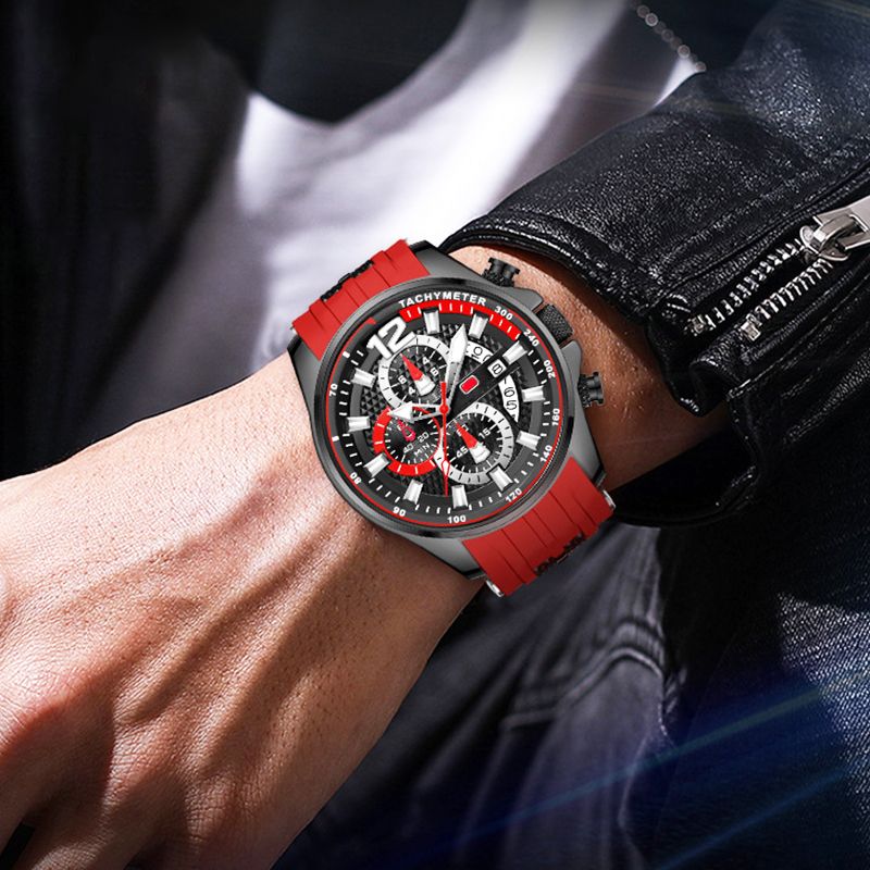 Avelena | Wasserdichte Motorsport-Uhr für Männer mit leuchtend