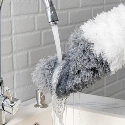 Avelena | Ausziehbarer Staubwedel mit Verlängerungsstange für Ecken und Decken