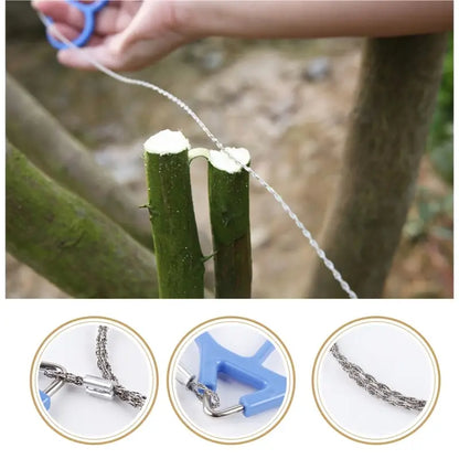 Avelena | Drahtsäge für Garten und Outdoor – Kompakte Säge für Abenteuer und Gartenarbeit