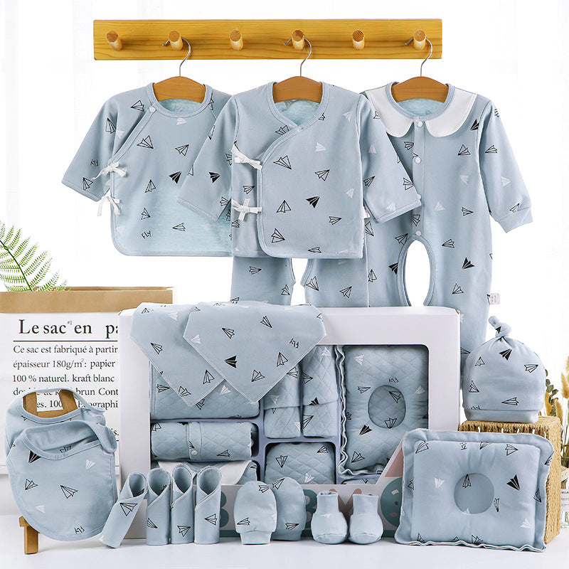 Avelena | Babygeschenkbox-Set aus Baumwolle für Neugeborene
