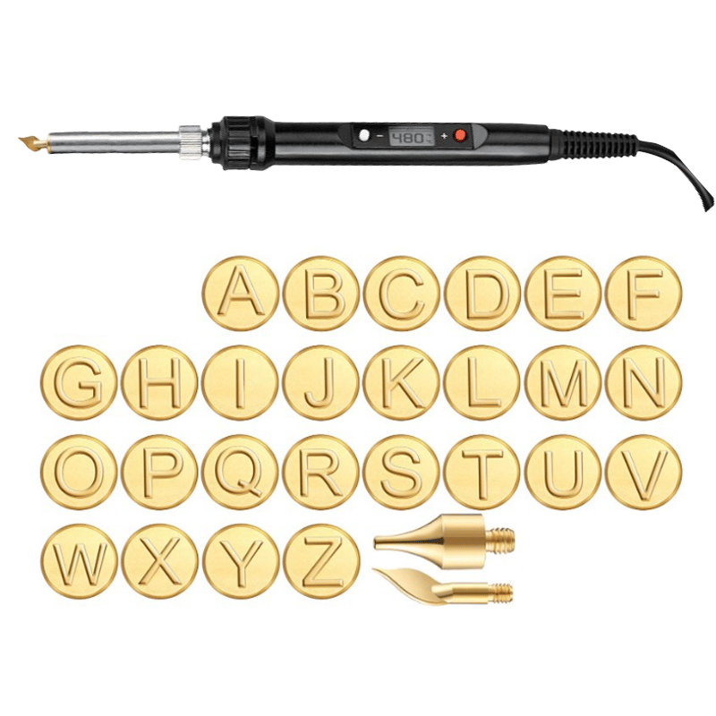 Avelena | 26 Letters Kupferform —DIY Holzbrand-/Schnitzset