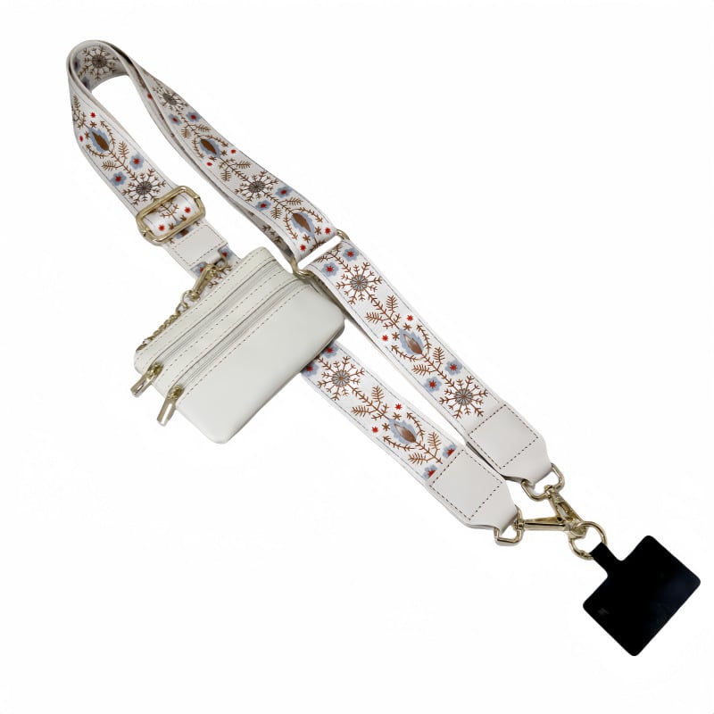 Avelena | Verstellbarer Telefon Lanyard Crossbody Gurt mit Geldbörse