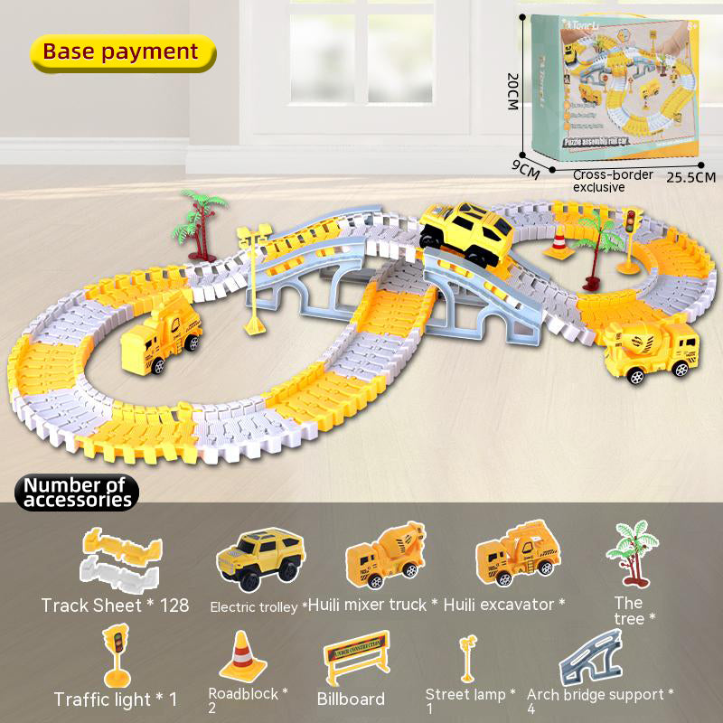 Avelena | Elektrische Spielzeuglokomotive Whole Kinder Bildungswechselbare Spielwagen Kleine Eisenbahn Spielzeug