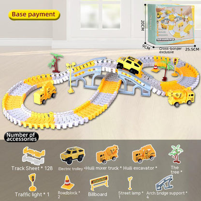 Avelena | Elektrische Spielzeuglokomotive Whole Kinder Bildungswechselbare Spielwagen Kleine Eisenbahn Spielzeug
