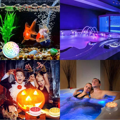 Avelena | Doppelschichtige wasserdichte klebende LED-Poolleuchte