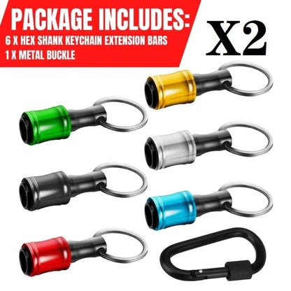 Avelena | 1/4" Sechskant-Schraubendreherkopf Halterung Wanderriegel