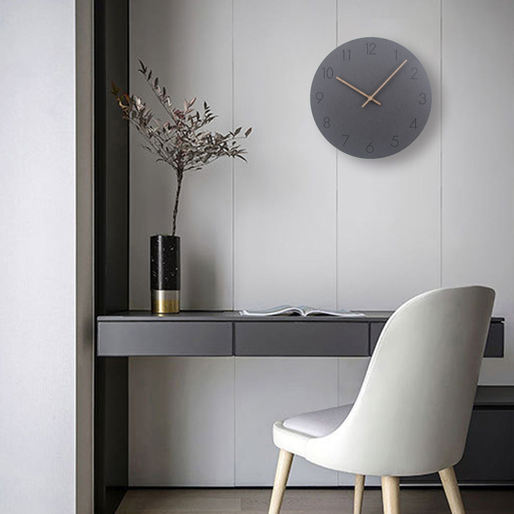 Avelena | Stilvolle Nordische Wand Uhr Geräuschloses Design für Ruhiges Interieur