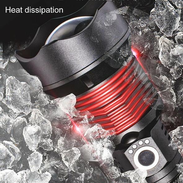 Avelena | 30000-5000 Lumen Hochleistungs-LED-Taschenlampe, wasserdicht