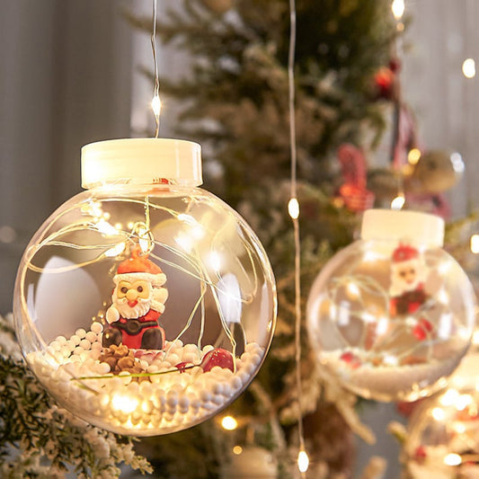 Avelena | Weihnachts-LED-Wunschball-Lichterketten-Dekorationen