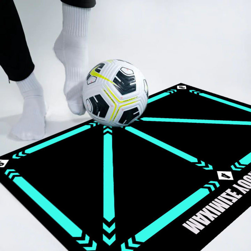 Avelena | Fußballtraining Matte Haltbar Rutschfest Zusammenklappbar Kinder Erwachsene Dribbling Training Matte Fußballtraining Innen Außen Ausrüstung