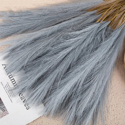 Avelena | Plüsch Pampasgras Kunstblumen, Dekorative Trockenblumen für Zuhause und Hochzeit