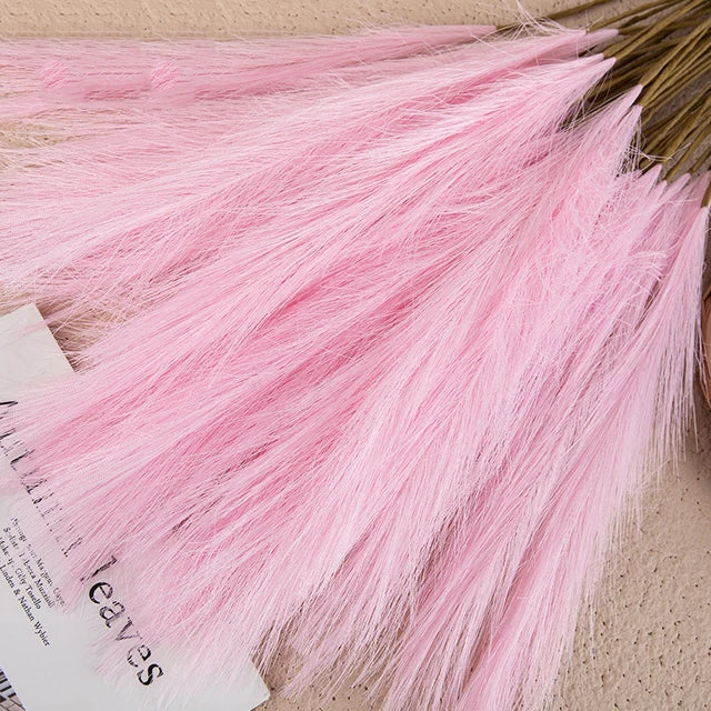 Avelena | Plüsch Pampasgras Kunstblumen, Dekorative Trockenblumen für Zuhause und Hochzeit